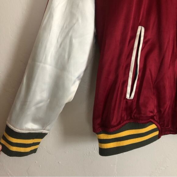 Ashley by 26 International Downtown Collection Satin California Varsity Jacket - Picture 6 of 10